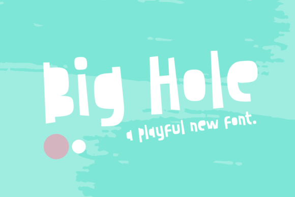 Big Hole: A Font That Breathes Life into Editorial Design