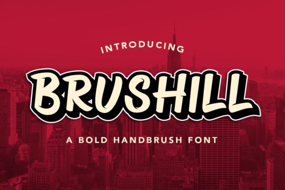 Brushill: A Modern Display Font for Web Design