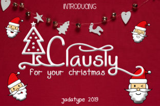 Clausly: A Font That Brings Holiday Magic to Every Project