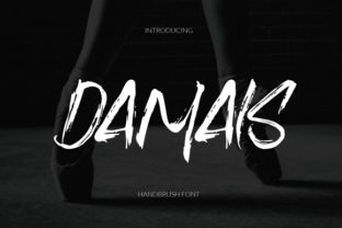 Damais: A Handwritten Display Font for Editorial Design