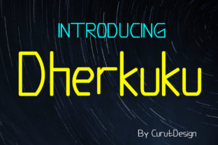 Dherkuku: A Modern Display Font for Thoughtful Editorial Design