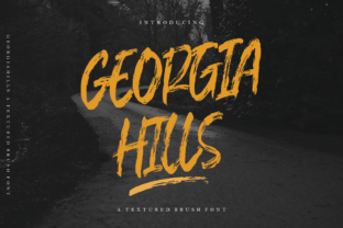 Georgia Hills: A Modern Display Font for Editorial Design