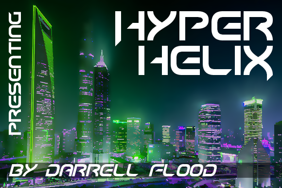 Hyper Helix: A Futuristic Font for Modern Editorial Design