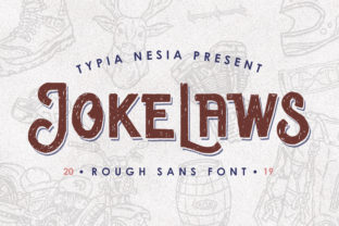 Jokelaws: A Bold Display Font for Editorial Design