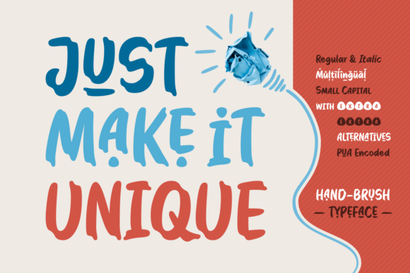 Just Make It Unique: A Display Font for Editorial Elegance