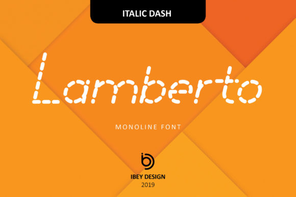 Lamberto Italic Dash Font for Modern Web Design
