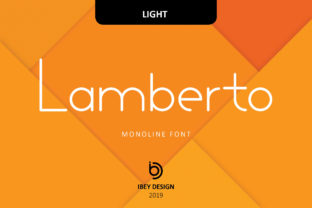 Lamberto Light: A Bold Display Font for Modern Branding