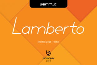 Lamberto Light Italic – A Modern Font for Professional Branding