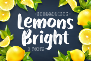 Lemons Bright: A Versatile Display Font for Editorial Design