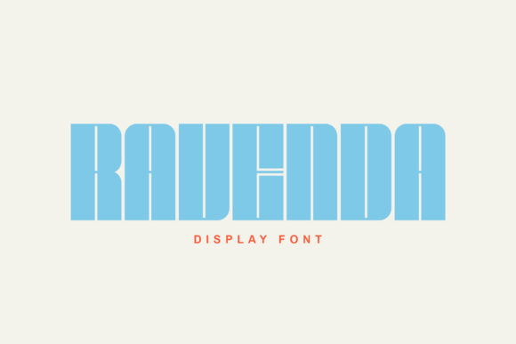 Ravenda: A Bold Display Font for Editorial Elegance