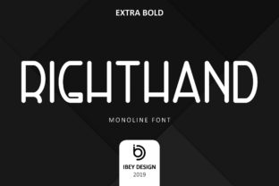Right Hand Extra Bold for Handmade Creations
