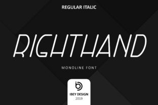 Right Hand Italic: A Modern Typeface for Thoughtful Design