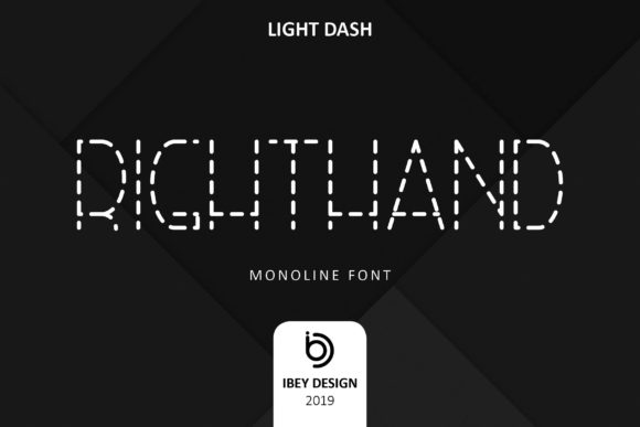 Right Hand Light Dash for Editorial Design