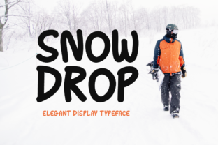 Snow Drop: A Winter-Inspired Font for Handmade Creations