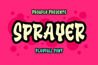 Sprayer: A Vibrant Display Font for Crafters and Designers