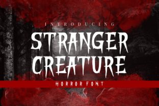 Stranger Creature Font for Professional Branding